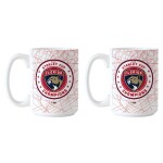 Fanatics Set hrnků Florida Panthers NHL 2025 Stanley Cup Champions Two-Pack 15oz. Wrap Sublimated Mug Set
