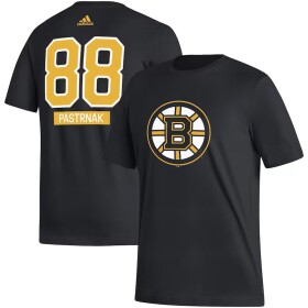 Pánské tričko #88 David Pastrňák Boston Bruins adidas Fresh Name Number Velikost: