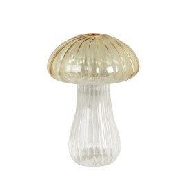Strömshaga Dekorativní váza Mushroom Yellow Tall, žlutá barva, sklo