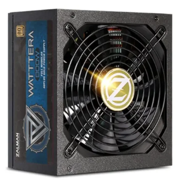 Zalman ZM800-EBTII Watttera černá / Zdroj / 800 W / 80+ Gold / ATX / Aktivní PFC / 135 mm ventilátor (ZM800-EBTII)