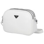 Trendy dámská koženková crossbody kabelka Teressa, bílá