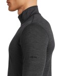ICEBREAKER Mens 200 MFine Ace LS Half Zip Mock Neck, Jet Hthr-011 (vzorek) velikost: M