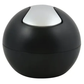 Spirella BOWL MATT mini výklopný odpadkový koš 1 L matný černý / plast (7610583203717)