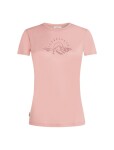 Dámské merino tričko s krátkým rukávem ICEBREAKER Wmns 150 Tech Lite SS Tee Sunrise Sumit, Blush velikost: M