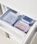 ROTHO Dóza na potraviny CLIC & LOCK 0,5 L - tmavě modrá