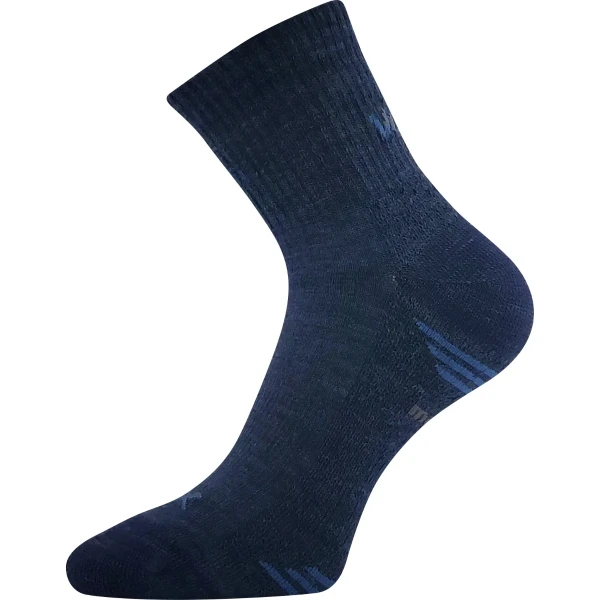 VOXX Ponožky dvouvrstvé z merino vlny OULU středně vysoké JEANS 35-38 126691