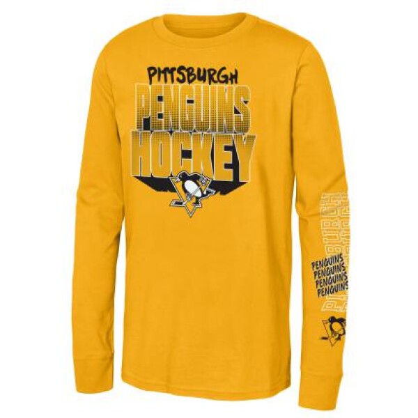 Outerstuff Dětské Tričko Pittsburgh Penguins Stand Out Ls Ctn Tee Velikost: Dětské let)