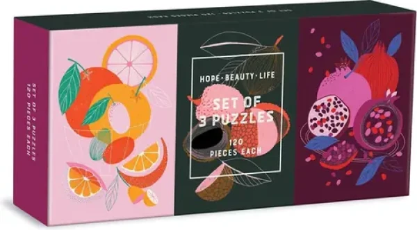 GALISON Puzzle Gray Malin 3v1 Naděje, krása, život