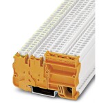 Phoenix Contact STIO-IN 2,5/3-PE OG 3209086 instalační svorka ochranného vodiče Pólů: 4 0.08 mm² 2.5 mm² oranžová 25 ks