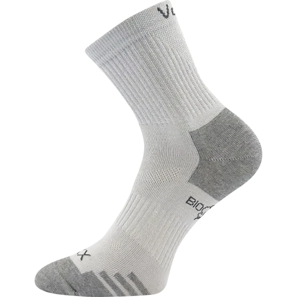 VOXX Ponožky sportovní z BIO bavlny BOAZ světle šedé (3 páry) 35-38 120128