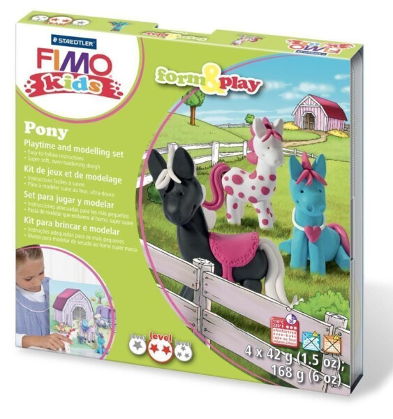 FIMO sada kids Form Play - Poníci