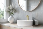 INVENA - Umyvadlová baterie Alonia Trend, kartáčované zlatoBU-70-009-V