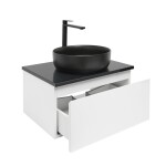 Koupelnová skříňka s krycí deskou SAT B-WAY 59x30x45 cm bílá lesk BWAY60WZUB BWAY60WZUB