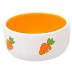 Small Animals Keramická miska pro králíky bílo-žlutá 11.5x5cm 300ml (455-80921)