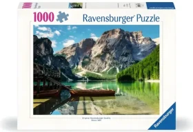 RAVENSBURGER Puzzle Jezero Braies, Itálie