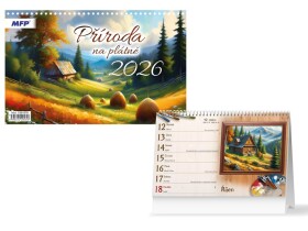 Stolní kalendář 2026 MFP - Příroda na plátně
