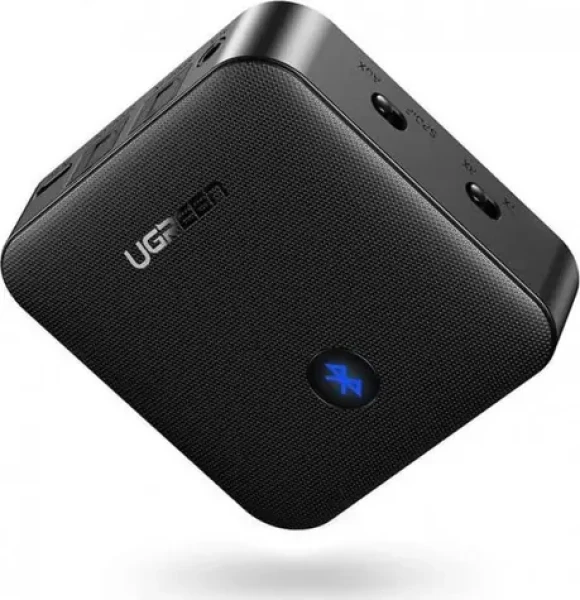 Ugreen CM144 2v1 bluetooth adaptér černá / přijímač/vysílač pro hudbu / micro USB / 3.5 jack (UGR422BLK)