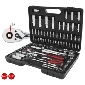 KS Tools CHROMEplus sada klíčů 1/4" + 1/2" 96 ks (918.0796)