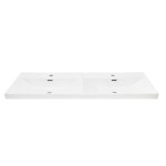 Nábytkové dvojumyvadlo SAT B-Way 121x46 cm dva otvory pro baterii SATBW212046 SATBW212046
