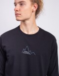 Tričko Patagonia M's L/S Berm Logo Responsibili-Tee Black