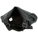 Stylová dámská koženková crossbody kabelka Arleta, černá