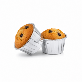 Cake Star Cake Star Alobalové pevné košíčky na muffiny stříbrné (50 ks)