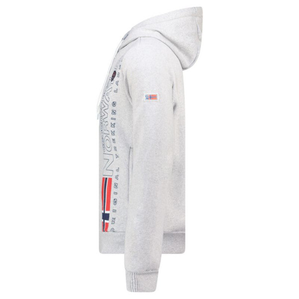 Geographical Norway Fogora DB 100 M WZ3066H/GN-Síťovaná šedá mikina 3XL