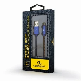 Gembird CC-USB2J-AMMBM-2M-BL Micro USB kabel 2 m modrá / USB-A (M) - Micro USB (M) (CC-USB2J-AMMBM-2M-BL)