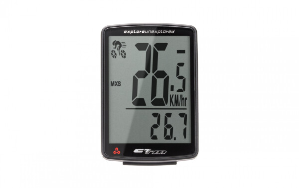 Cyklopočítač CTM, BC-22W, černý