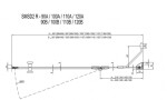 RAVAK - SmartLine Sprchové dveře dvoudílné SMSD2-110 A-R, 109-111 cm, pravé, chrom/čiré sklo 0SPDAA00Z1