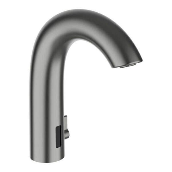 Laufen - Curvetronic Elektronická umyvadlová baterie, se směšovačem, bateriové napájení, kartáčovaná ocel HF707153423060