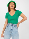 Dámská halenka TW BZ BL 006.29X zelená - Och Bella 2XL Zelená