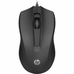 HP 105 Wired Mouse černá / drátová myš / optická / 3 tlačítka / 1600 dpi / USB (822M9UT#ABB)