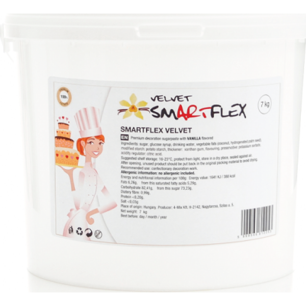 Smartflex Velvet Vanilka kg (Potahovací modelovací hmota na dorty)