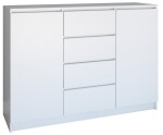 FRONTI Komoda 2D4S 120 Bílý