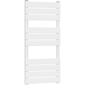 CERANO Koupelnový radiátor Claude - boční připojení - 480 W - bílá lesklá - 1000x500 mm