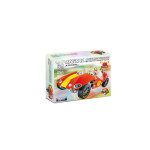 Kovová stavebnice retro závodní auto 230 ks