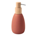 Spirella SVEN dávkovač mýdla staro-růžový / polyresin / dřevo / 260 ml (7610583218551)