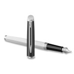 Plnicí pero Waterman Hémisphère Colour Blocking Black & White CT, hrot M