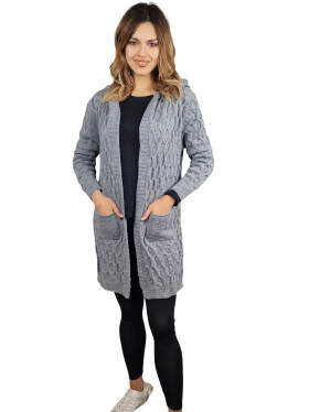 HOSH Kardigan Lee Velikost: UNI, Barva: Tmavě šedá