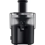 Braun MultiJuice 5 SJ 5000 černá / Odšťavňovač / 800 W / 2 l nádoba na šťávu / 1,5 l nádoba na dužinu (0X22511016)