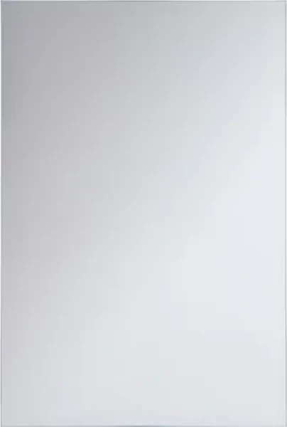 Shumee PRIMAVERA bílá / Závěsná koupelnová skříňka se zrcadlem / 40x60 cm (231553)