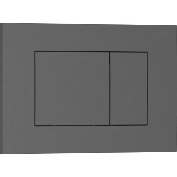 MEXEN - Tex 02 splachovací tlačítko, šedý 6102-05