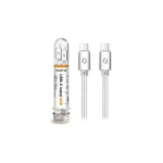 Aligator Datový kabel TUBA / 65W / USB-C/USB-C 1m bílý (DAKT011)