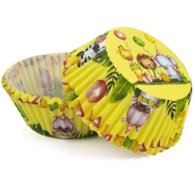 Košíčky papírové Safari, 50 ks, v.30xpr.50 mm