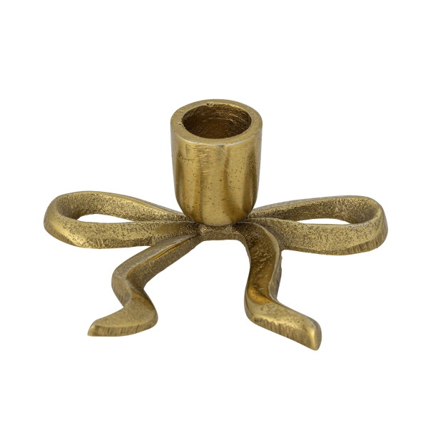 Bloomingville Kovový svícen Nanda Gold Aluminium, zlatá barva, kov