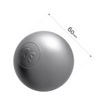 PLUSH NEST PLUSH NEST Míčky do suchého bazénu 200 ks (Ø 6 cm, perleťové, průhledné, stříbrné)