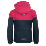Trollkids Dívčí bunda s kapucí Hallingdal Navy blue/pink (223-114) 98