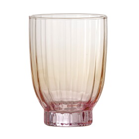 Bloomingville Sklenice na vodu Nicoline 330 ml žluto-růžová, sklo