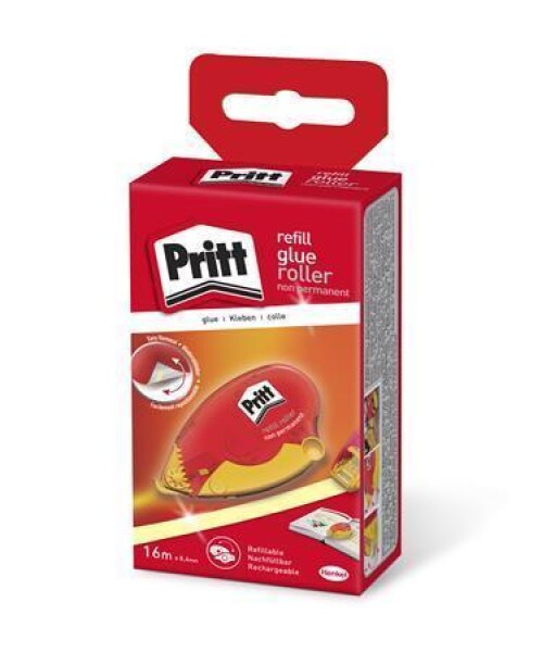 Henkel Pritt Refill roller - lepicí strojek, vyměnitelná náplň, 8,4 mm x 16 m, nepermanentní - 5ks